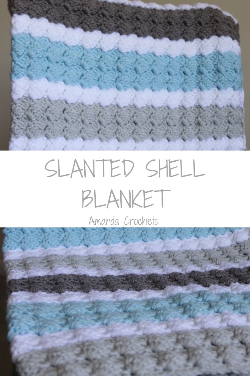 Pattern Shell Stitch Blanket