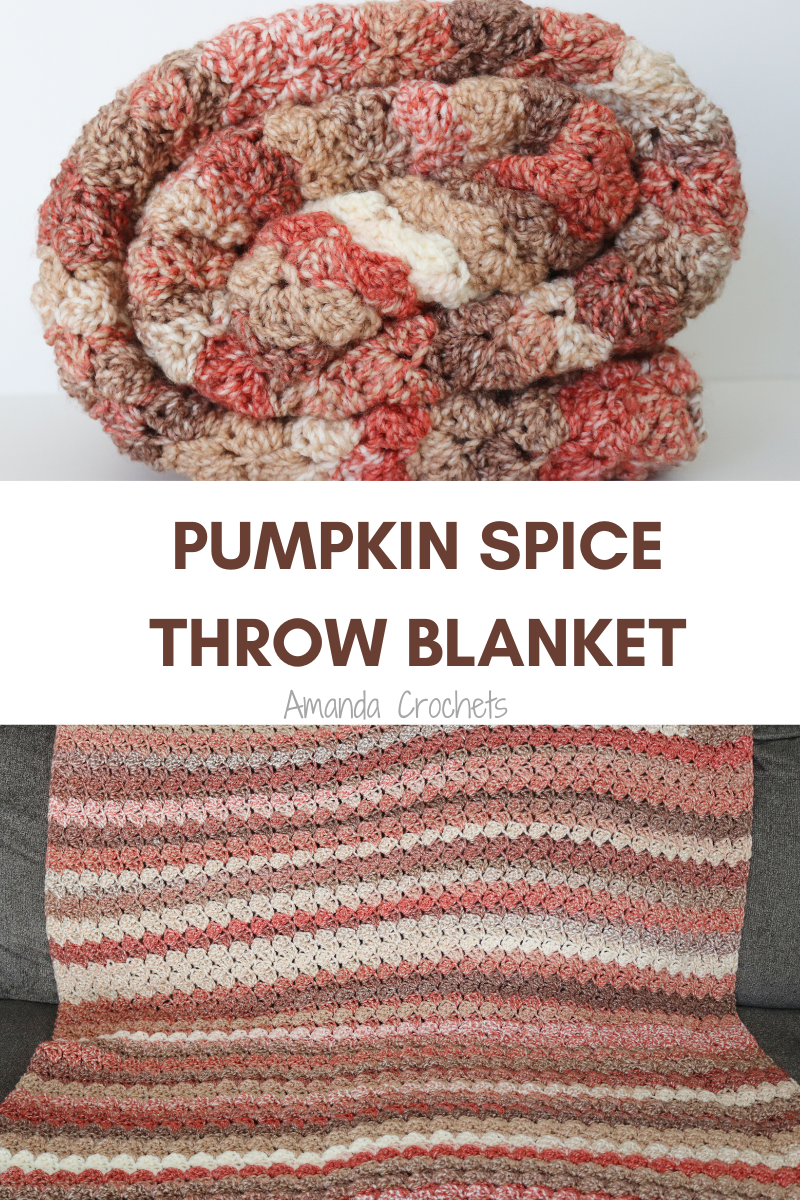 Fall Pumpkin Spice 2024 Throw Blanket